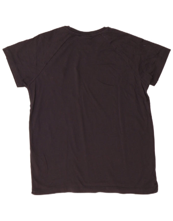 Champion Camiseta Gráfica Mujer Top XL Algodón Negro