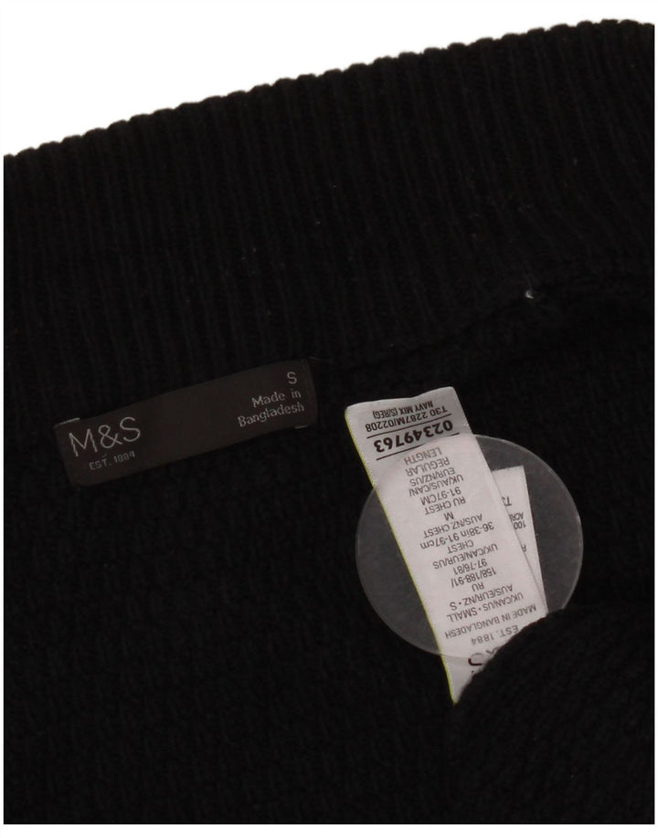 Marks & Spencer - Cárdigan para hombre, talla pequeña, acrílico azul marino