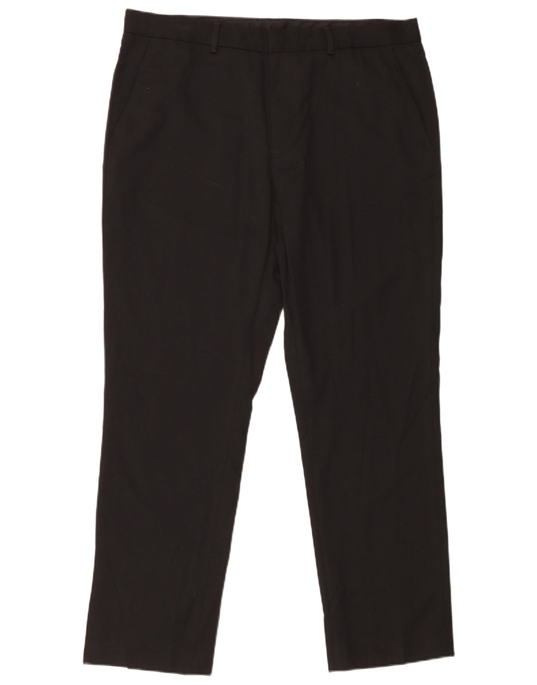 CALVIN KLEIN Pantalón chino ajustado para hombre W36 L30 Poliéster negro