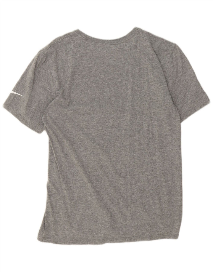 Camiseta Nike Buffalo Bills con gráfico para hombre, parte superior gris medio moteada