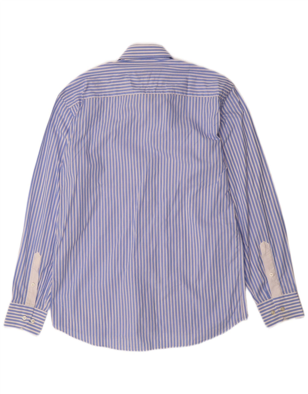 HARRY & SONS Camisa Hombre Talla 39 15 1/2 Algodón Rayas Azul Medio