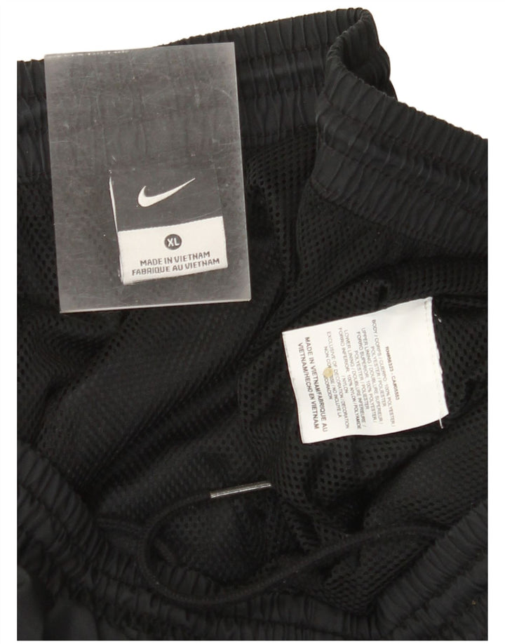 NIKE Pantalón de Chándal Hombre XL Negro Colorblock Poliéster