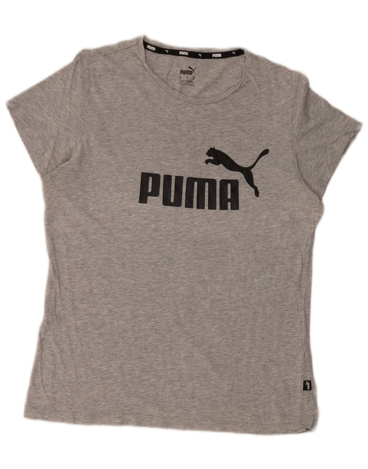 PUMA Camiseta gráfica para mujer UK 44 Gris medio