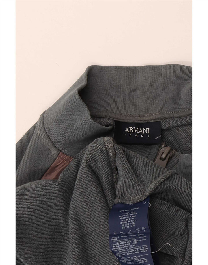 Armani Jeans Chaqueta de Chándal para Mujer UK 40 Grande Gris Colorblock