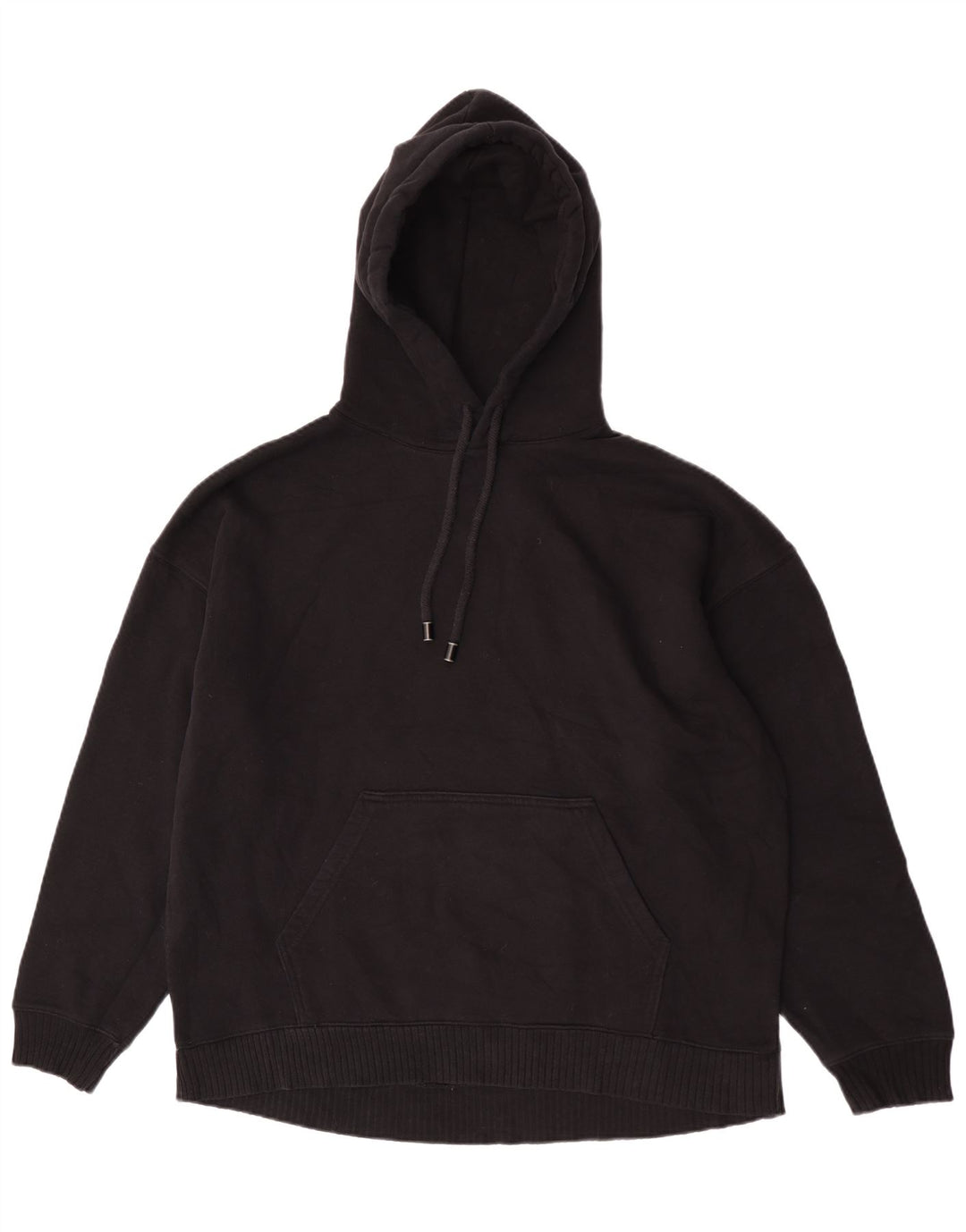 Zara Jersey con capucha extragrande para mujer UK 44 Mediano Negro