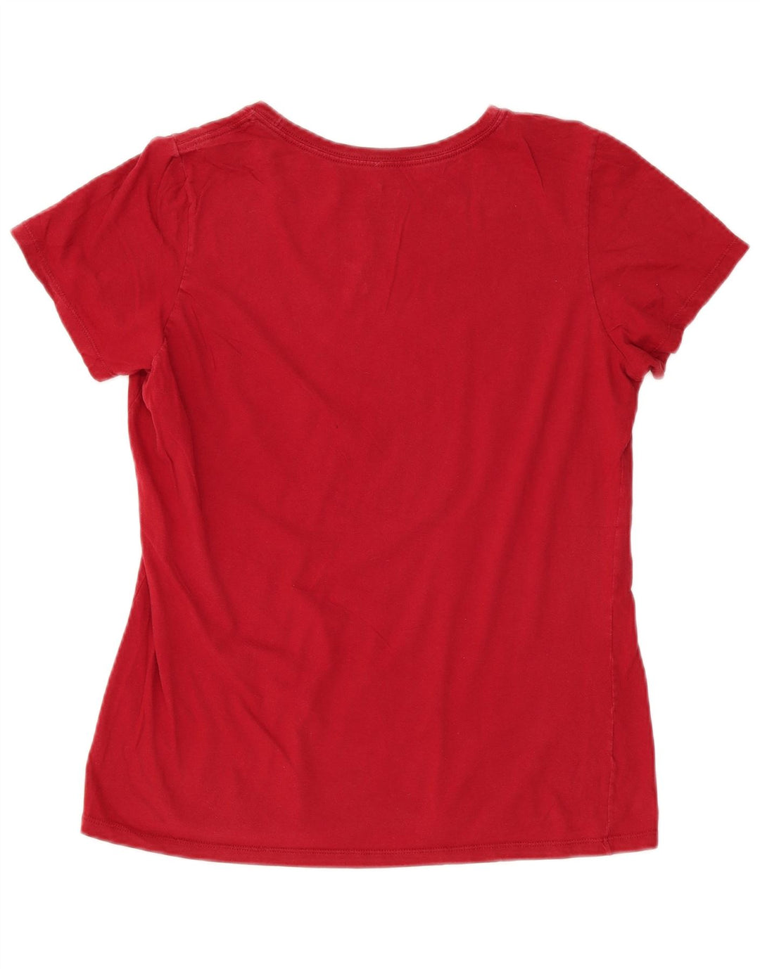 NIKE Camiseta Slim Fit Graphic para Mujer UK 40 XL Algodón Rojo