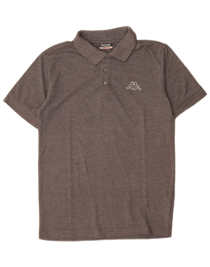 Polo Kappa Hombre Small Gris Poliéster