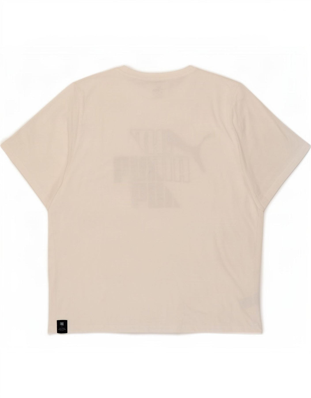 Puma Camiseta gráfica para hombre Top 2XL Algodón blanco