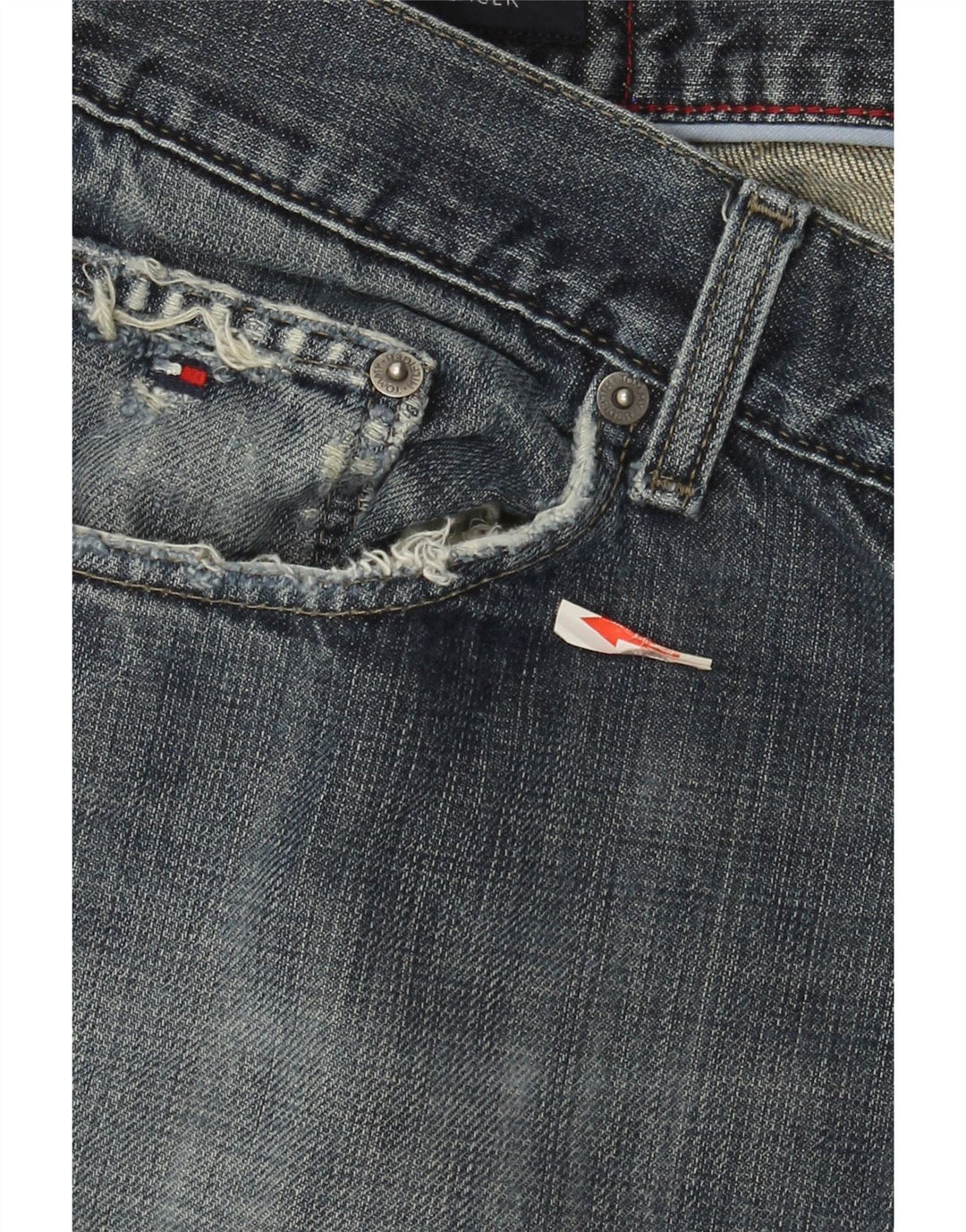 Tommy Hilfiger Vaqueros rectos para hombre W40 L32 Algodón azul