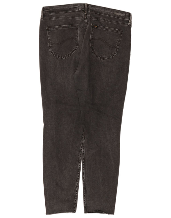 Lee Jeans Ajustados Desgastados Scarlett para Mujer W32 L26 Algodón Gris