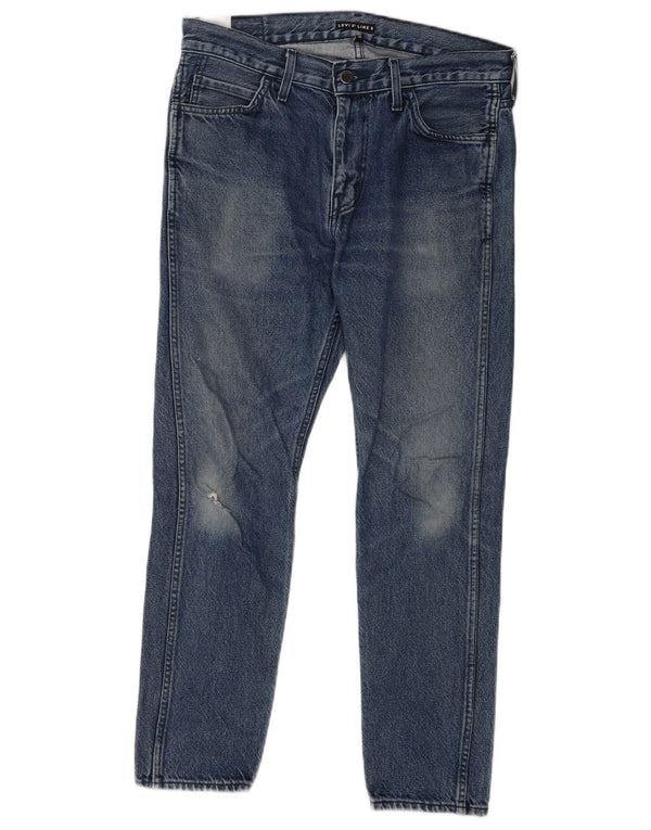 Levi's Hombre Line 8 Slim Jeans W32 L30 Algodón Azul