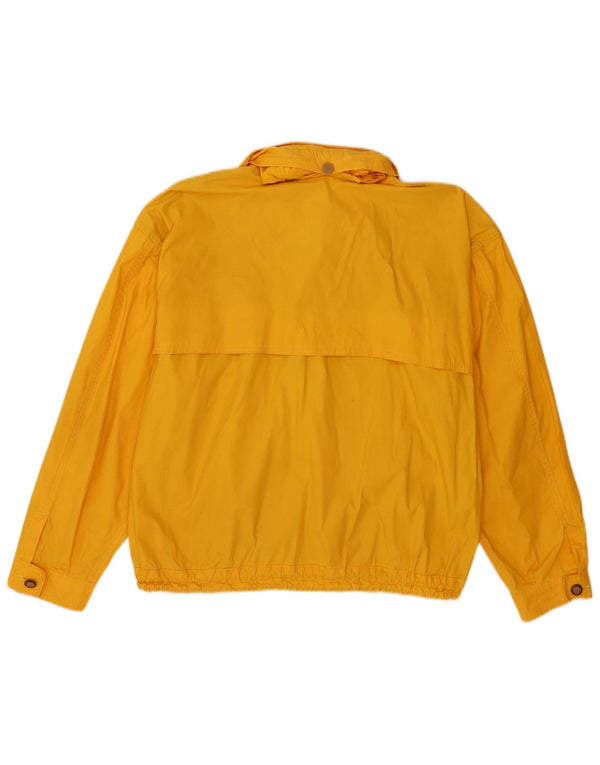 Chaqueta impermeable con capucha para hombre Ellesse IT 50 Large Yellow Cotton