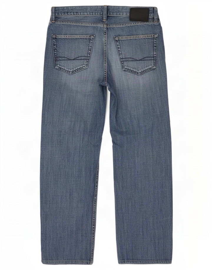 Vaqueros Hugo Boss Hombre Rectos W34 L29 Algodón Azul
