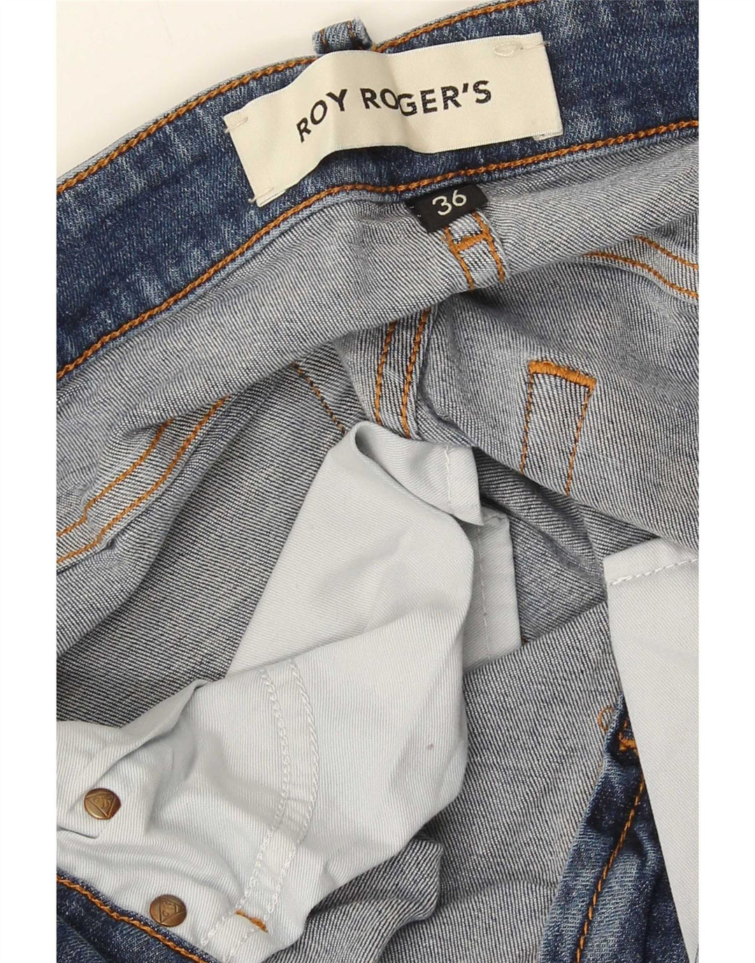 Roy Rogers Vaqueros ajustados para hombre W36 L30 Azul