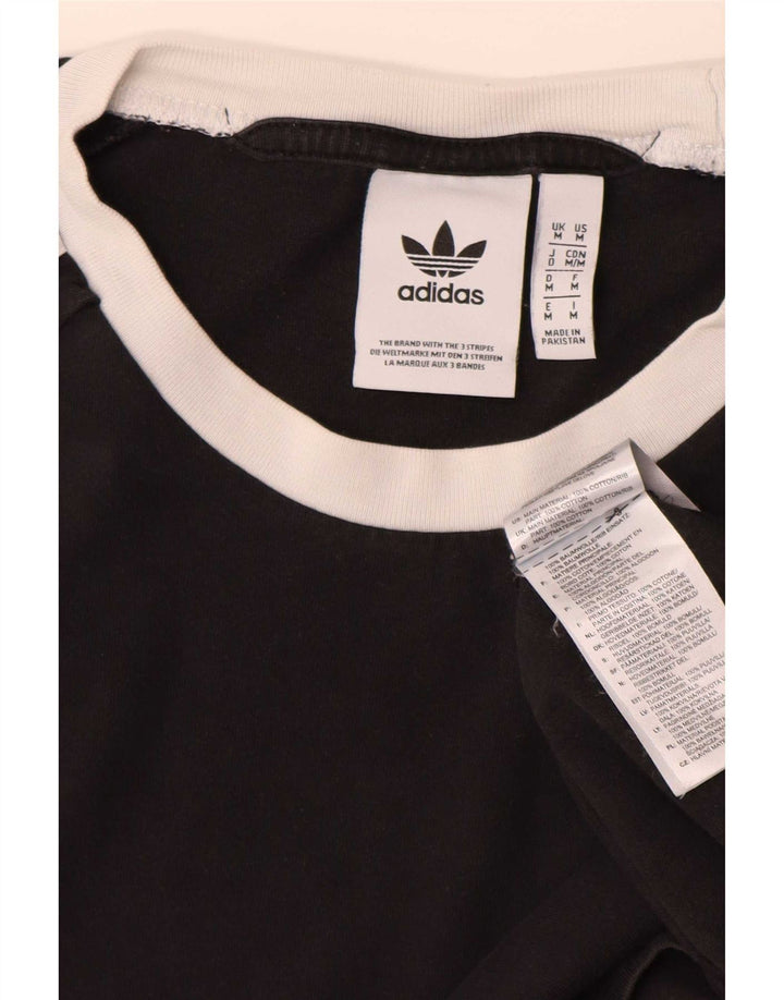 Camiseta Adidas Hombre Top Medium Negro Algodón