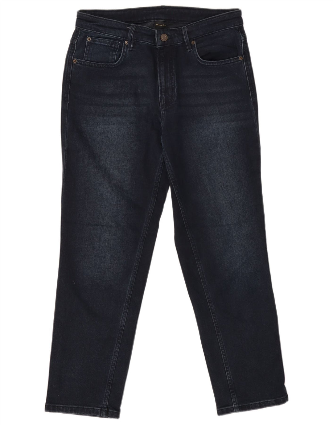 MASSIMO DUTTI Jeans Cónicos Mujer EU 40 Medium W30 L27 Azul Marino Algodón