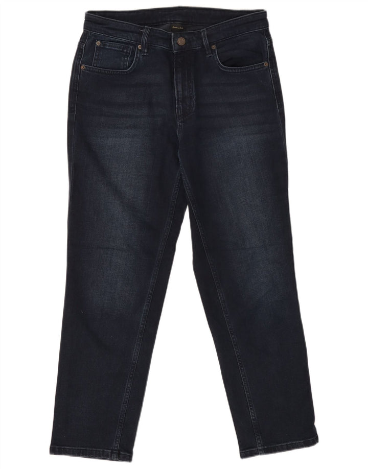 MASSIMO DUTTI Jeans Cónicos Mujer EU 40 Medium W30 L27 Azul Marino Algodón