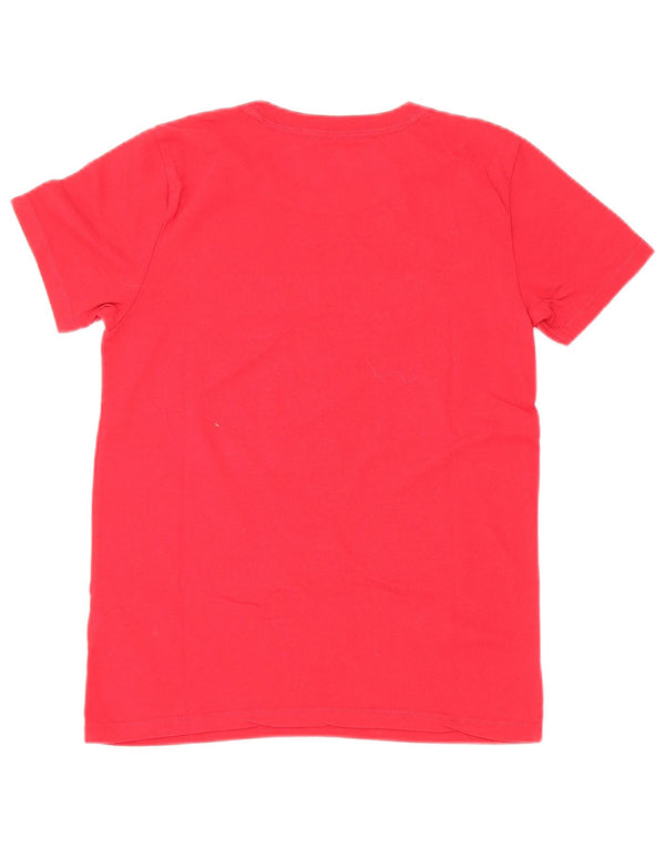 Hollister Camiseta gráfica para mujer Top UK 6 XS Algodón rojo