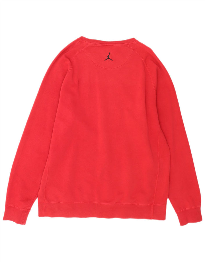 Jordan Hombre Sudadera Gráfica Jumper XL Algodón Rojo