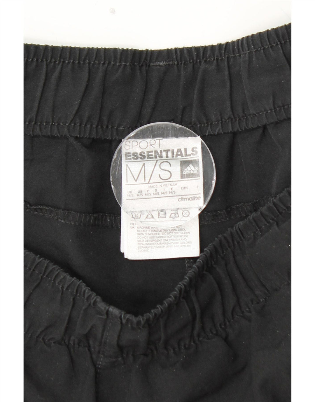 Pantalones de chándal ADIDAS Climalite para hombre Poliéster negro mediano