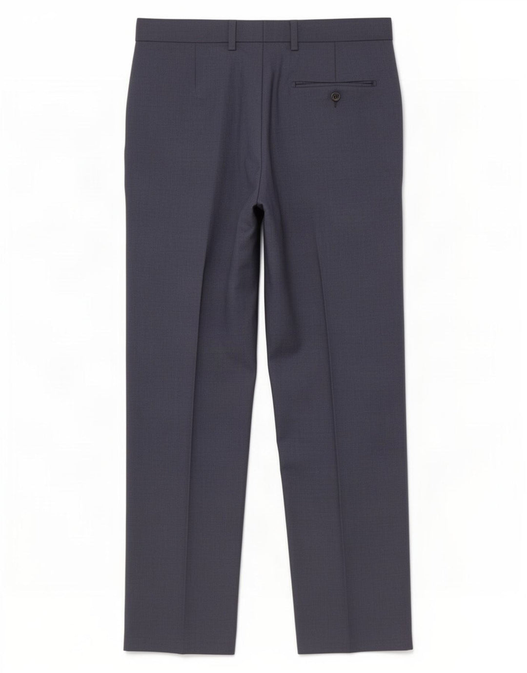 Marks & Spencer Pantalón de traje con pinzas para hombre W32 L31 Poliéster azul marino