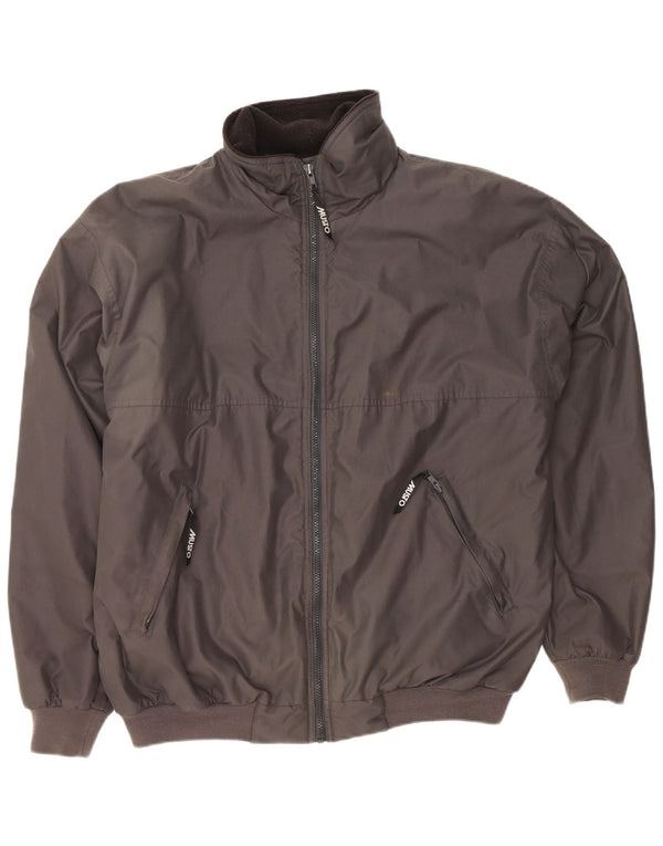 Musto Mens Bomber Jacket UK 40 Large Grey Polyester