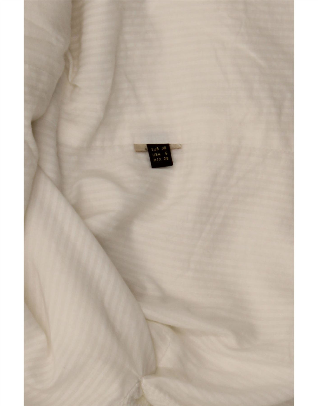 MASSIMO DUTTI Womens 1 Button Blazer Jacket EU 38 Small Off White Cotton Vintage Massimo Dutti and Second-Hand Massimo Dutti from Messina Hembry 