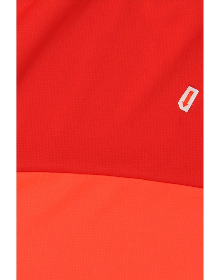 ADIDAS Camiseta Climalite para niño 15-16 años Naranja Colorblock Poliéster