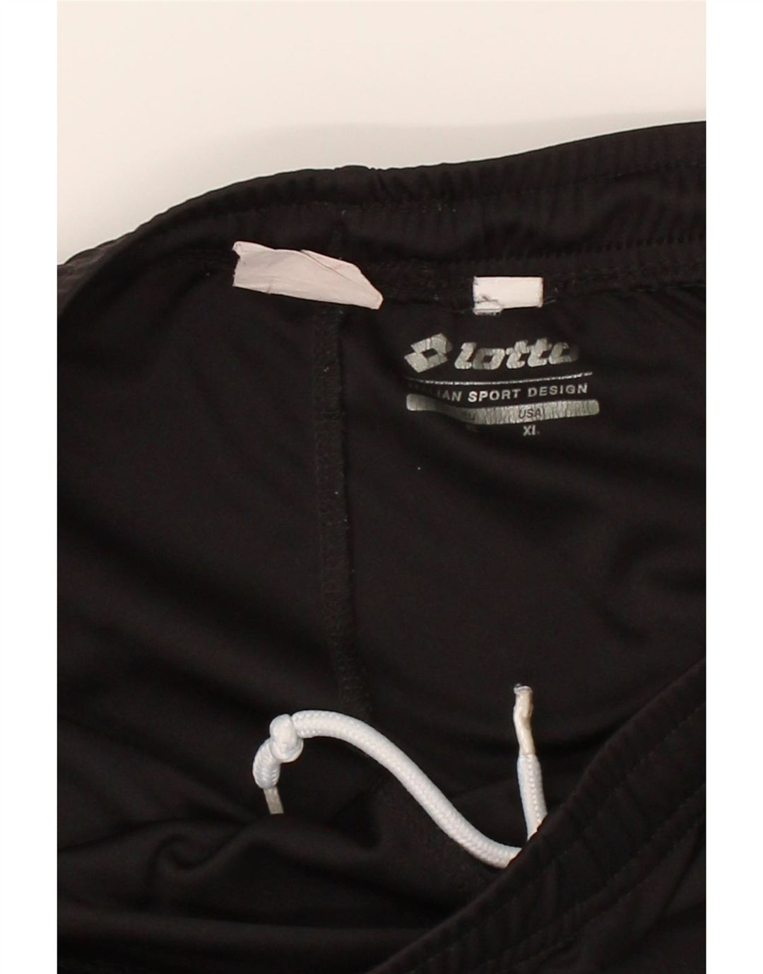 LOTTO Boys Sport Shorts 15-16 Years XL Black Polyester Vintage Lotto and Second-Hand Lotto from Messina Hembry 