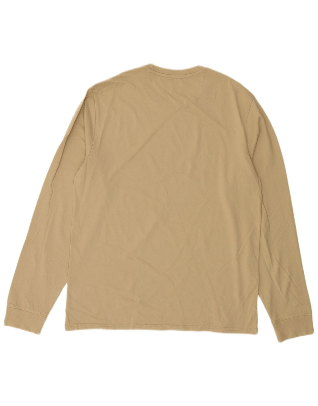 LEVI'S Camiseta estándar para hombre de manga larga de algodón beige medio