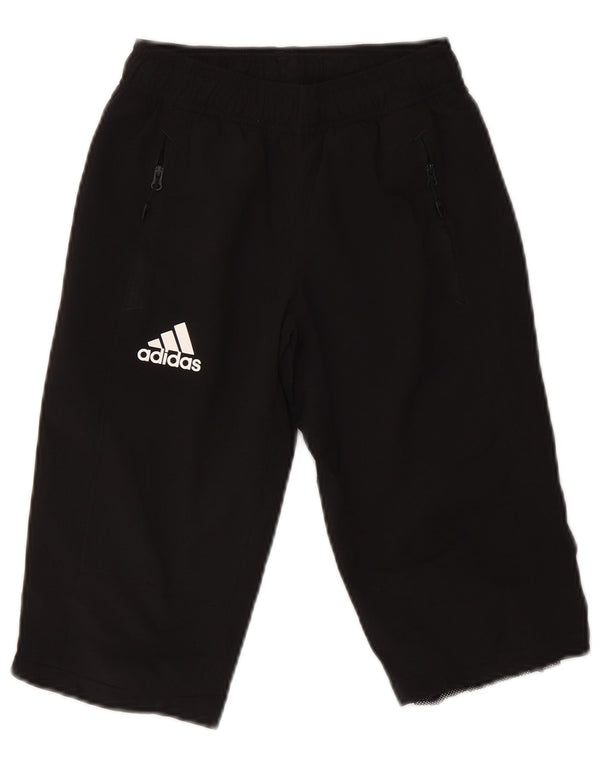 Adidas Bermudas para niño, pantalones cortos deportivos, 9-10 años, negro, poliéster