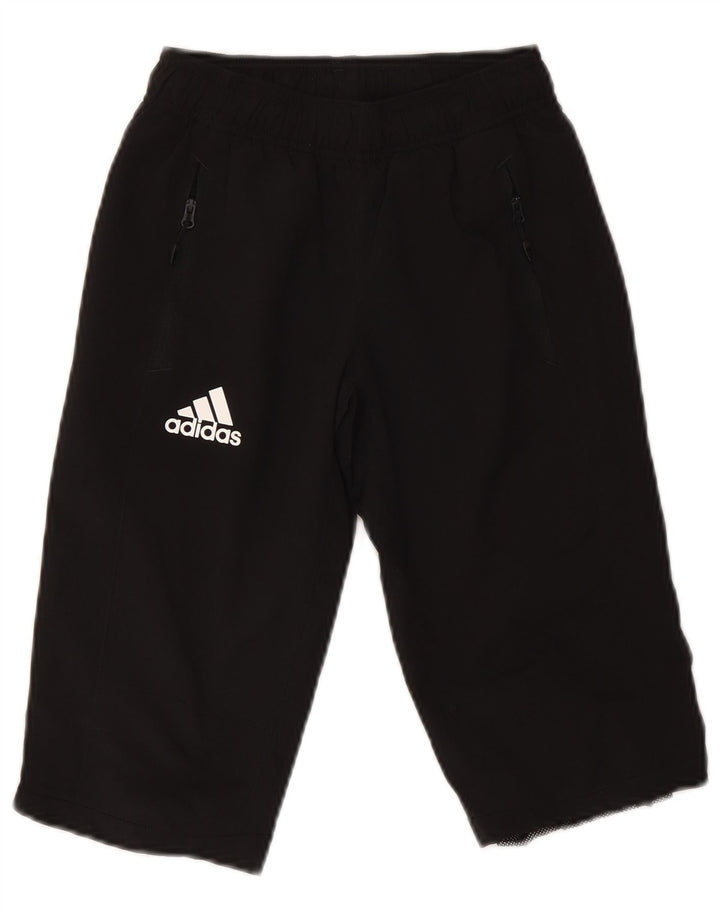 Adidas Bermudas para niño, pantalones cortos deportivos, 9-10 años, negro, poliéster
