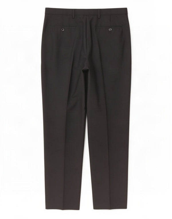 Marks & Spencer Pantalón chino de corte regular para hombre W34 L33 Poliéster negro