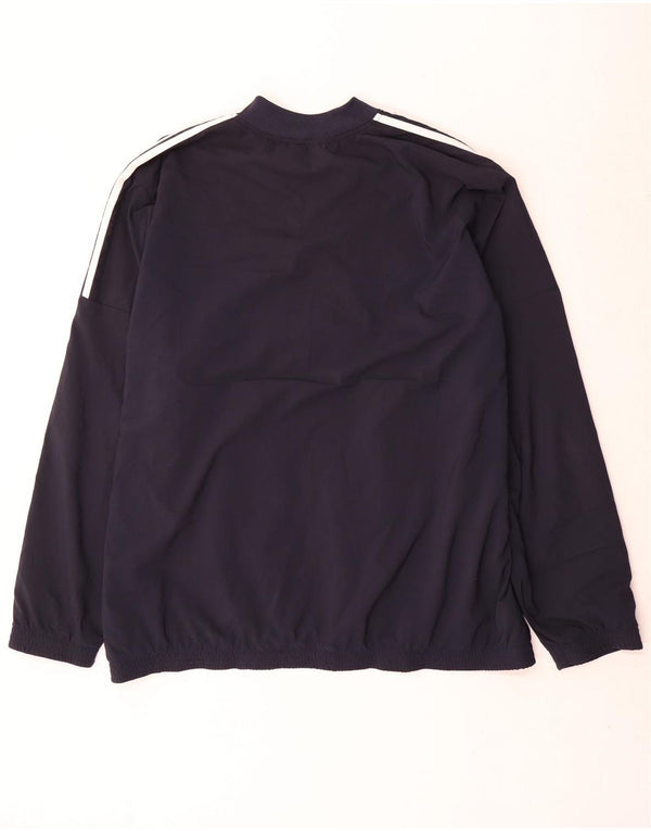 Adidas Hombre Chándal Top Chaqueta 2XL Azul Marino Poliéster