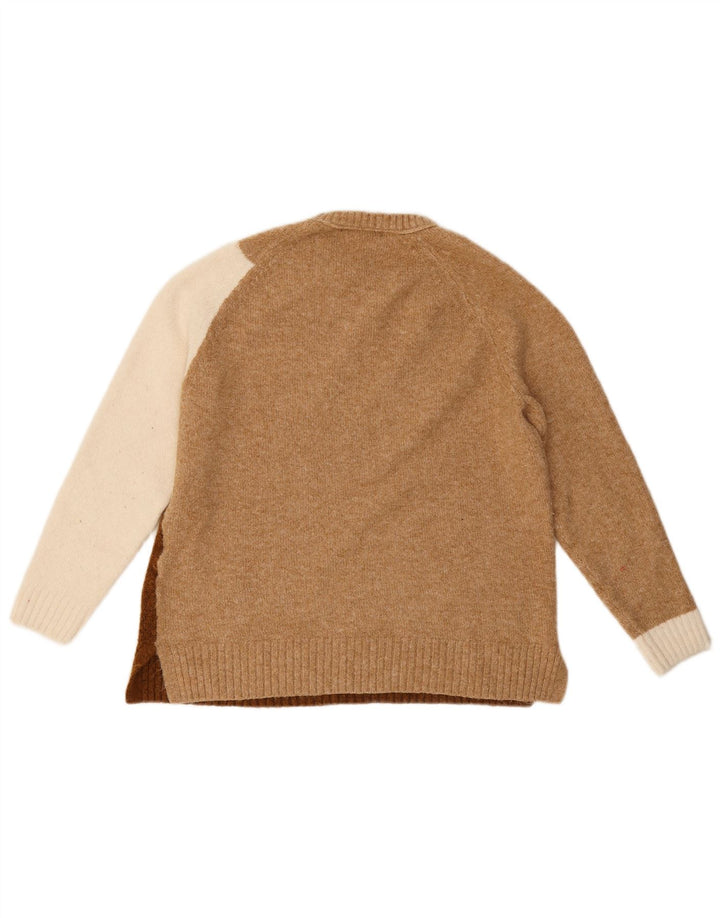 Marks & Spencer - Jersey de cuello redondo para mujer, talla 40, color marrón medio