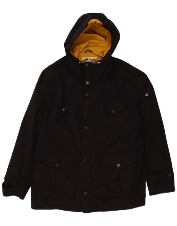 Chaqueta utilitaria con capucha para hombre Fat Face UK 44 2XL Azul marino Poliéster