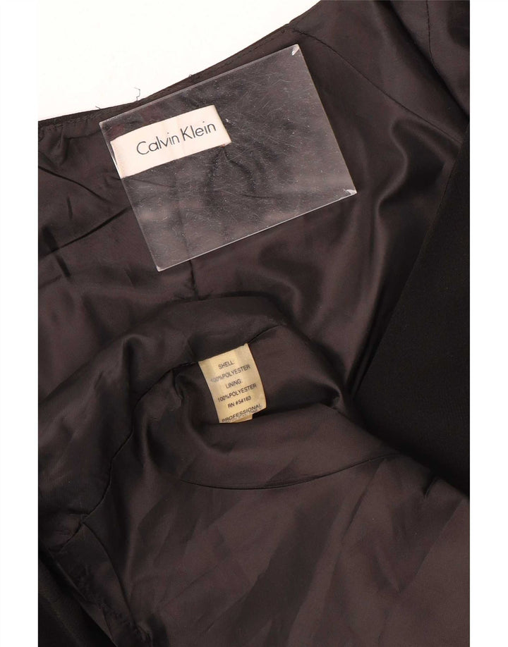 Calvin Klein Vestido tubo para mujer UK 12 Mediano Poliéster negro
