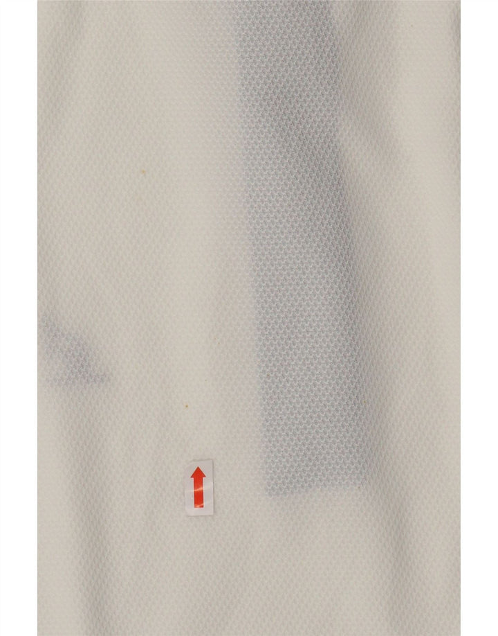 AUSTRALIAN L'ALPINA Polo para hombre IT 56 3XL Blanco Colorblock Poliéster