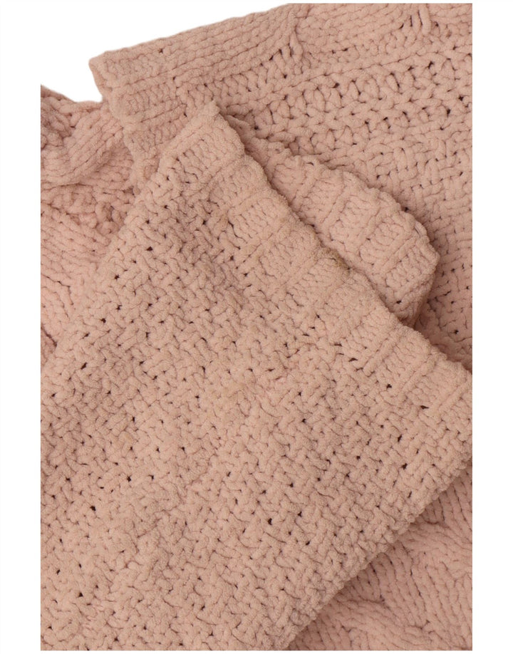 Marks & Spencer Jersey extragrande con cuello de tortuga para mujer UK 40 XL Rosa