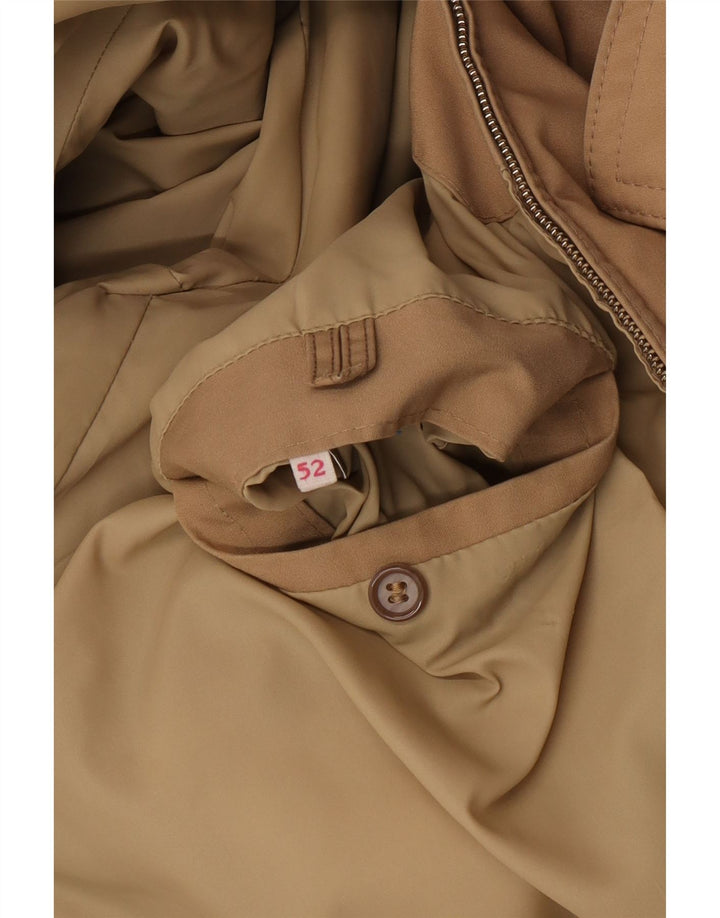 Chaqueta bomber vintage para hombre IT 52 XL Marrón