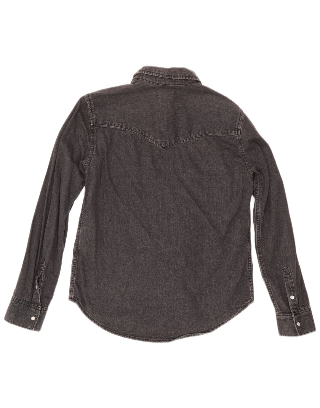 Levi's Camisa vaquera para mujer UK 10 Small Algodón negro