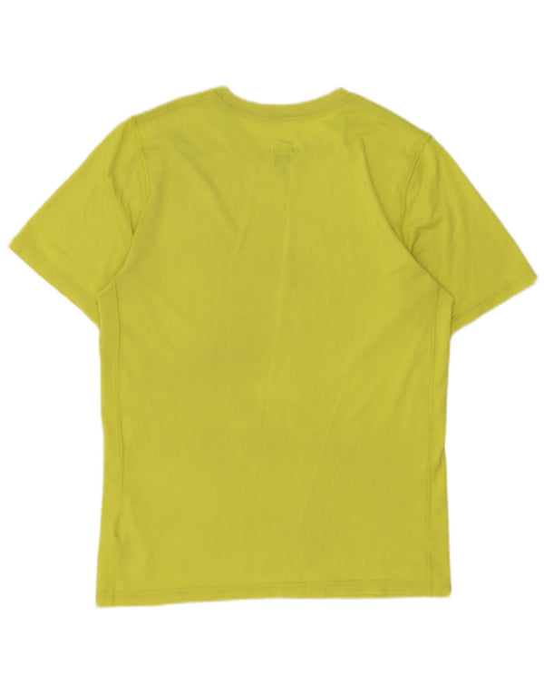 Camiseta Nike Dri Fit para hombre Top Small Amarillo Poliéster