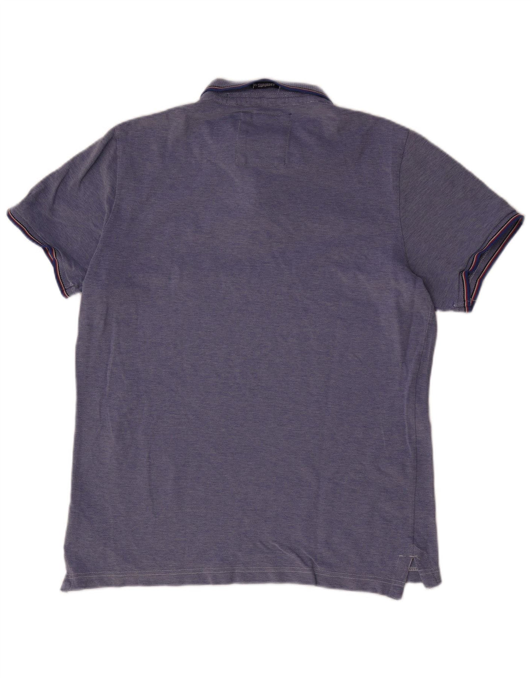 SUPERDRY Polo Hombre 2XL Algodón Azul
