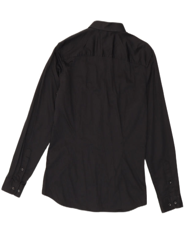 Camisa Jack & Jones Hombre Small Algodón Negro