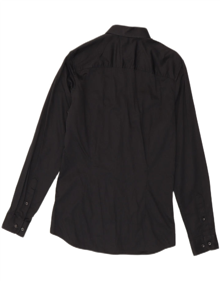 Camisa Jack & Jones Hombre Small Algodón Negro