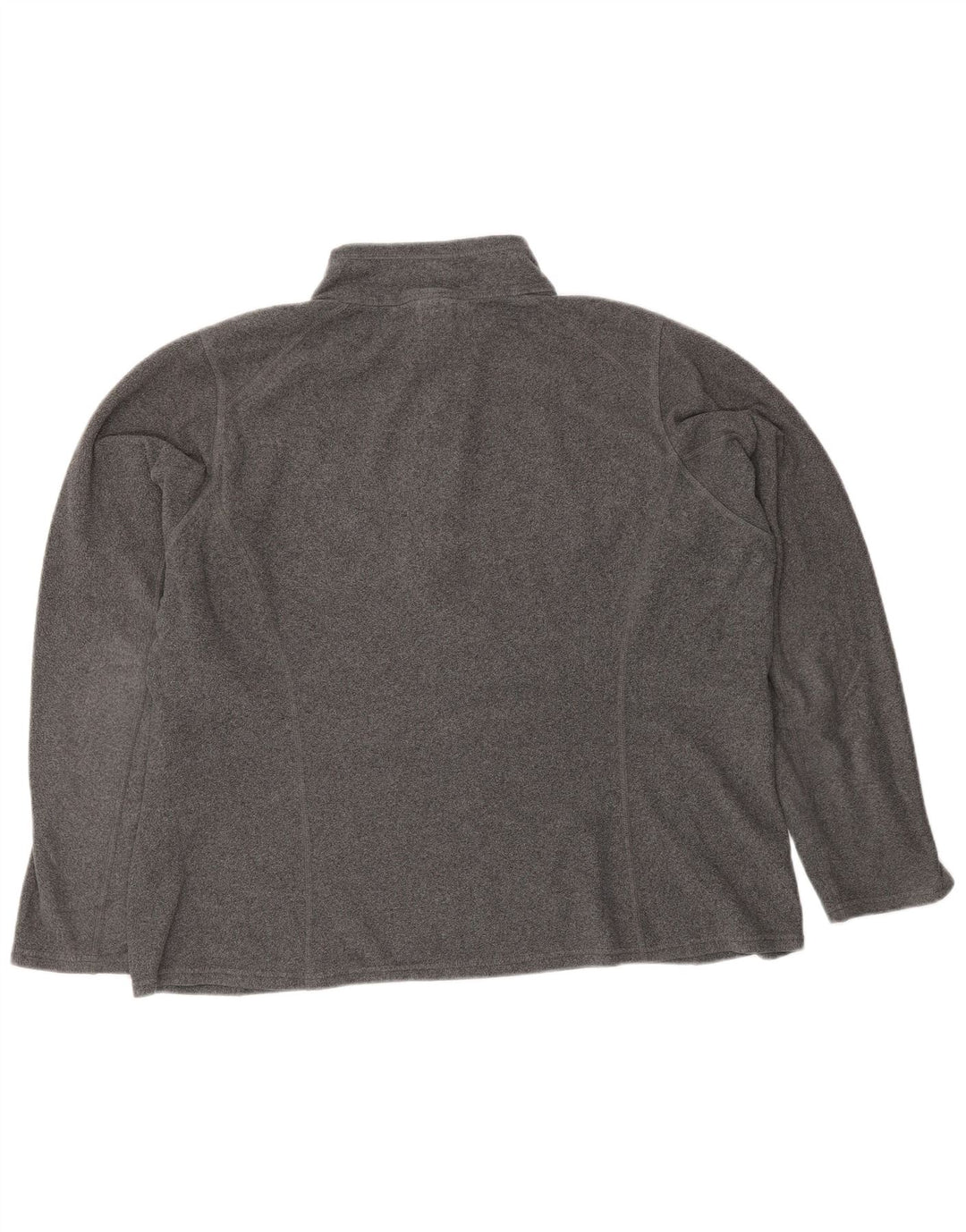 THE NORTH FACE Jersey polar con cuello y cremallera para mujer UK 40 XL Poliéster gris