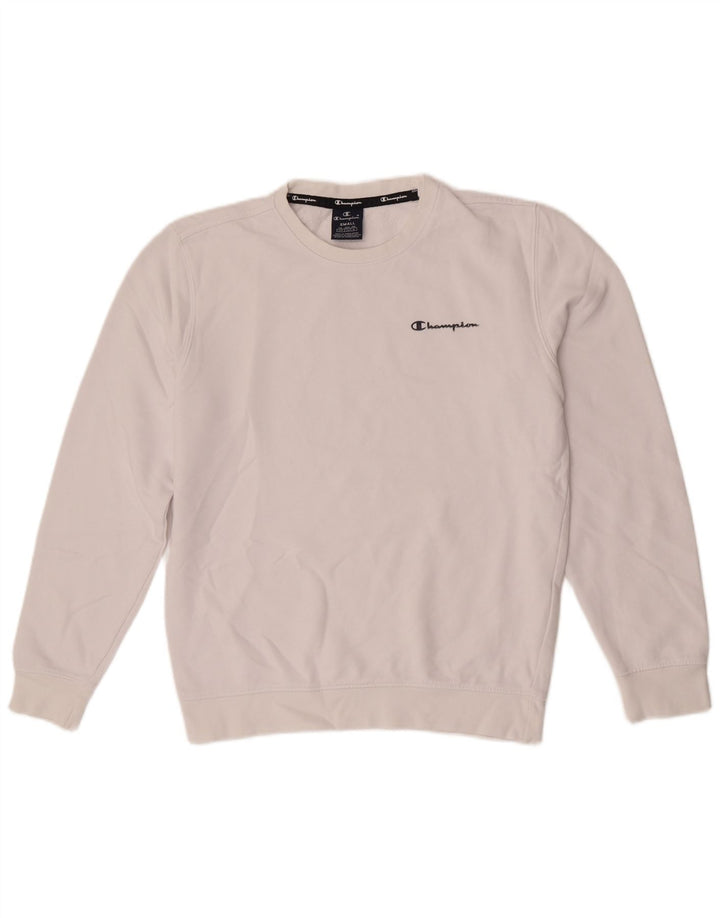 Champion Sudadera Jumper Small Blanco Algodón Hombre