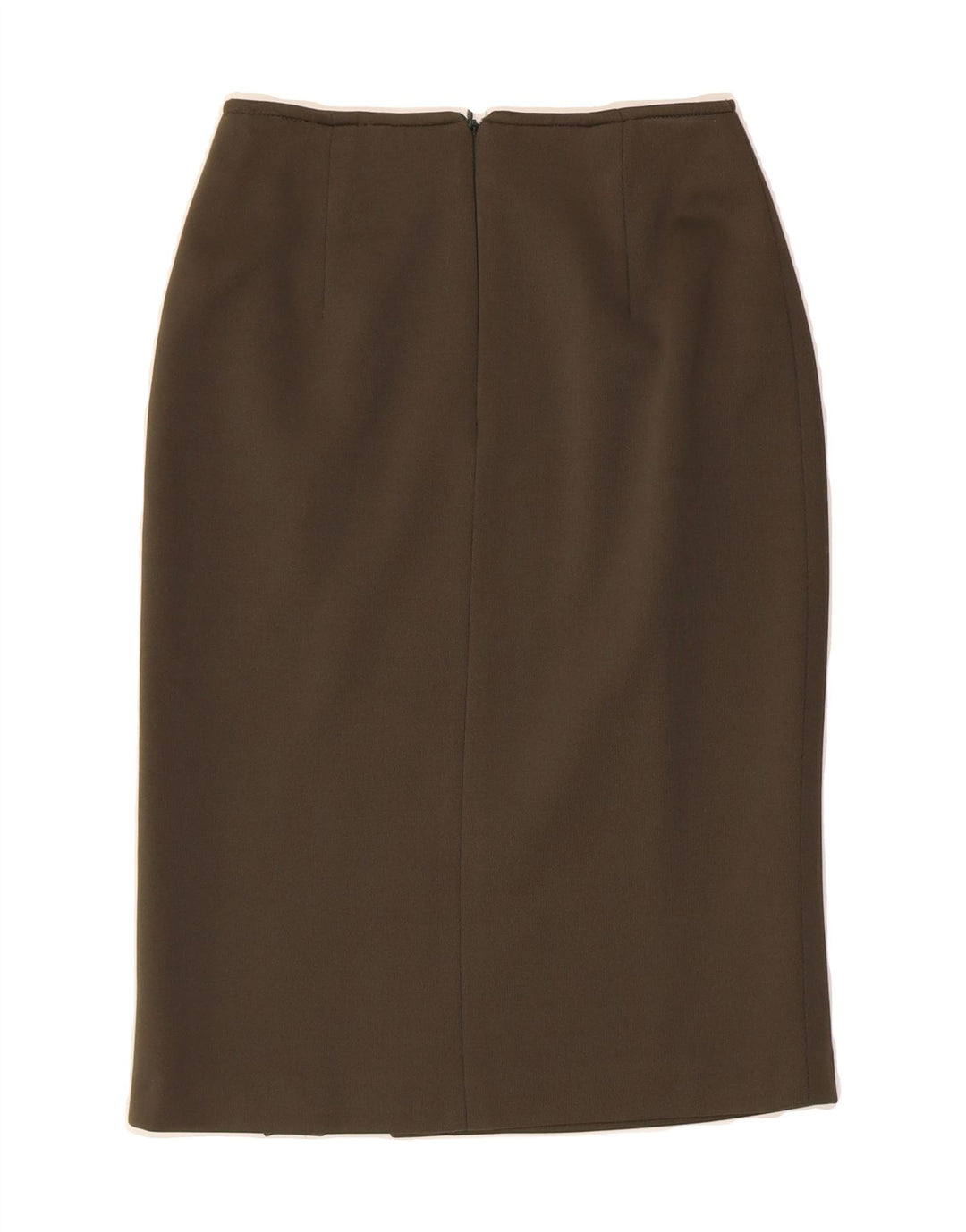 VINTAGE Womens Pencil Skirt W26 Small  Khaki Polyester Vintage Vintage and Second-Hand Vintage from Messina Hembry 