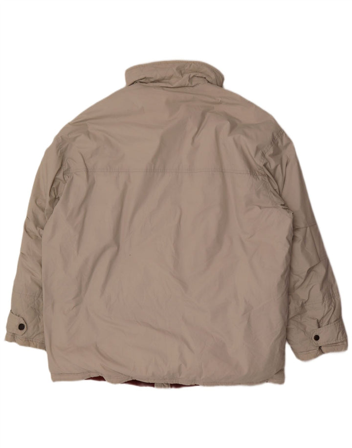 Diadora Chaqueta acolchada holgada para hombre ES 42 XL Gris Poliéster