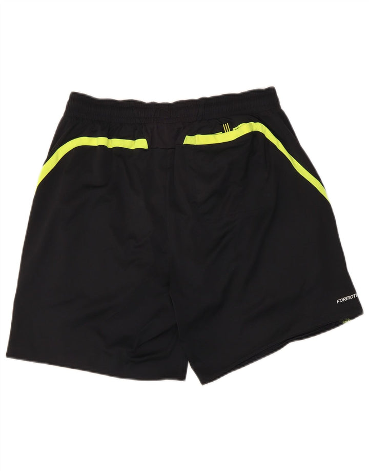 Adidas Mens Climacool Sport Shorts Medio Negro Colorblock Poliéster
